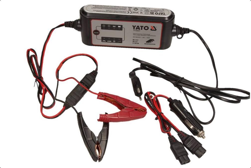 YT-83031 YATO Batterieladegerät Erhaltungsladegerät, 4A, 12V
