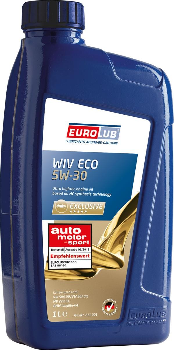 Engine oil 211001 EUROLUB WIV ECO 5W-30, 1l
