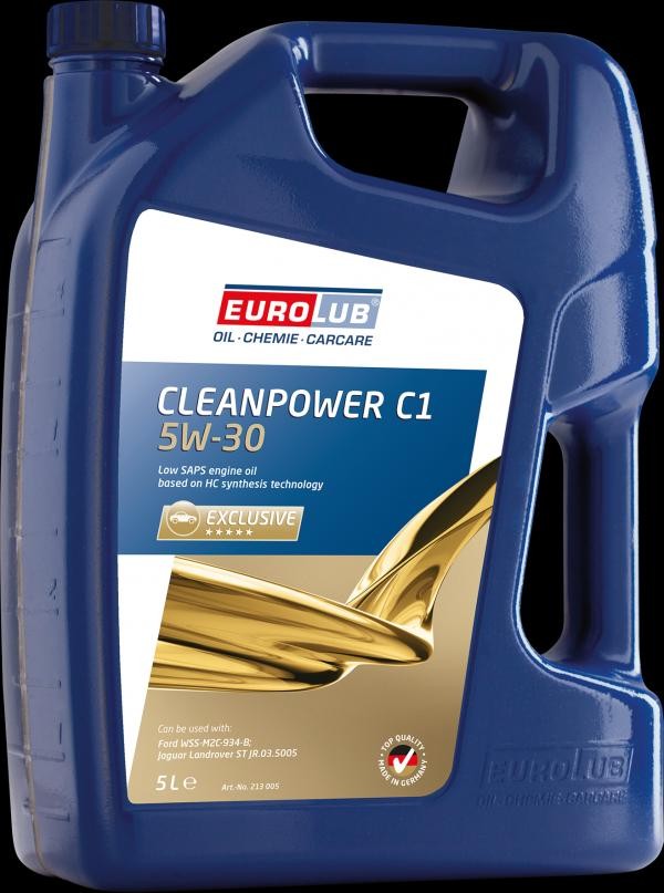 EUROLUB CLEANPOWER, C1 213005 Engine oil 5W-30, 5l