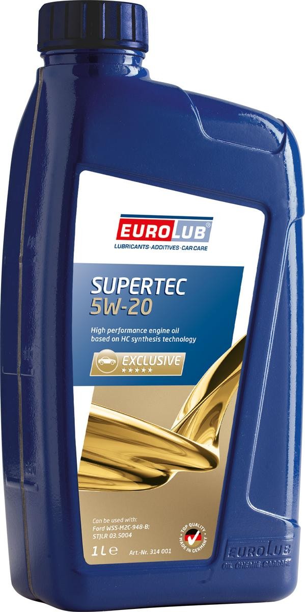 Buy Car oil EUROLUB diesel 314001 SUPERTEC 5W-20, 1l
