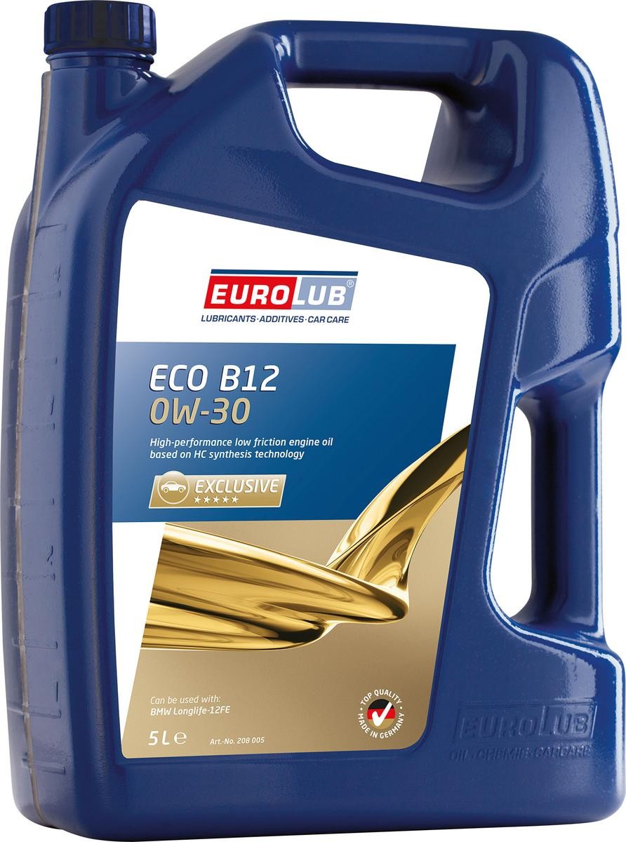 Auto oil EUROLUB 0W-30, 5l longlife 208005