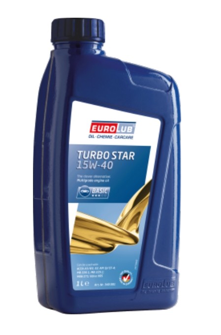Car oil API CF 4 EUROLUB - 340001 TURBO STAR