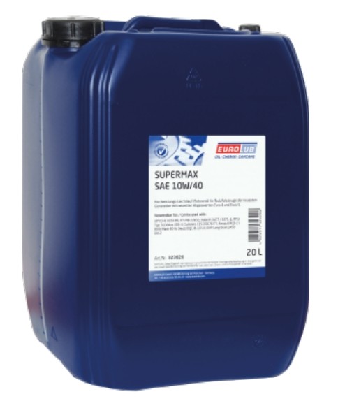 EUROLUB SUPERMAX 10W-40, 20l, Part Synthetic Oil Motor oil 323020 buy