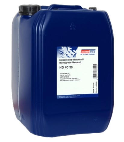 Motor oil API CD EUROLUB - 333020 HD 4C