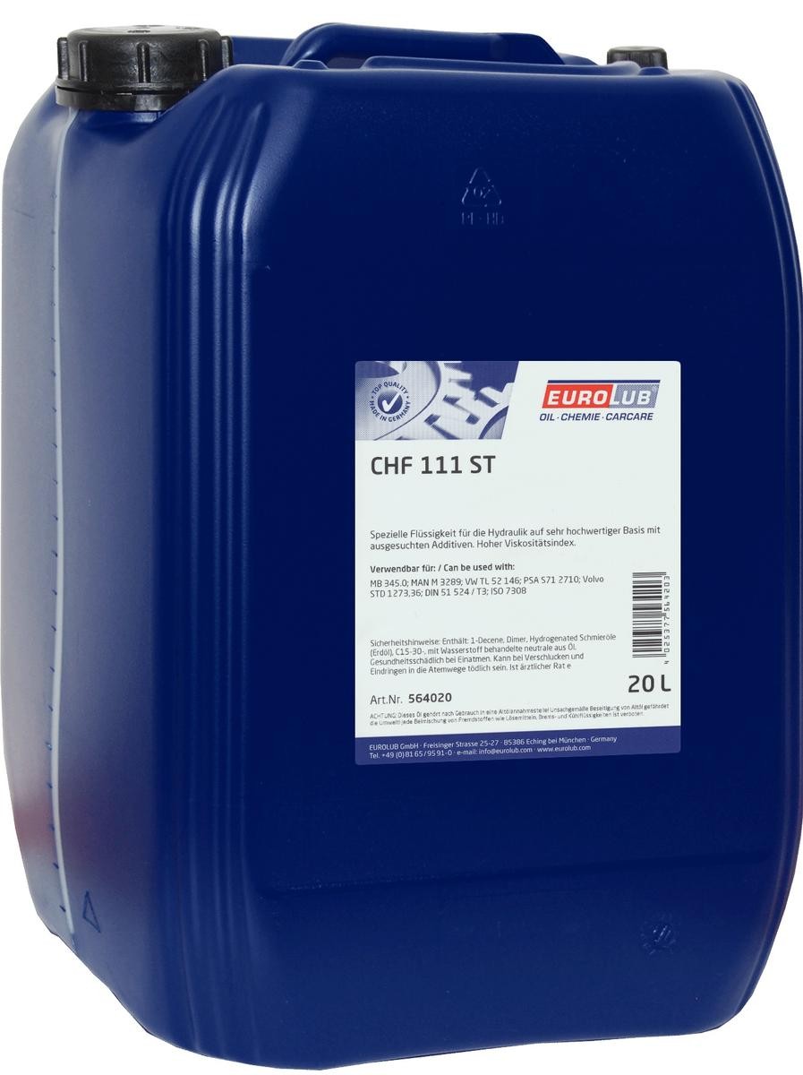 Iveco Central Hydraulic Oil EUROLUB 564020 at a good price