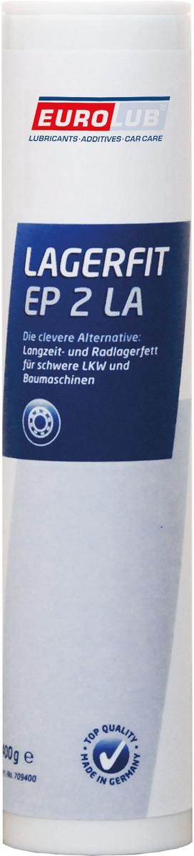 EUROLUB Lagerfit, EP 2 LA 709400 Anti-friction Bearing Grease Cartridge, Weight: 400g, KP2K-20