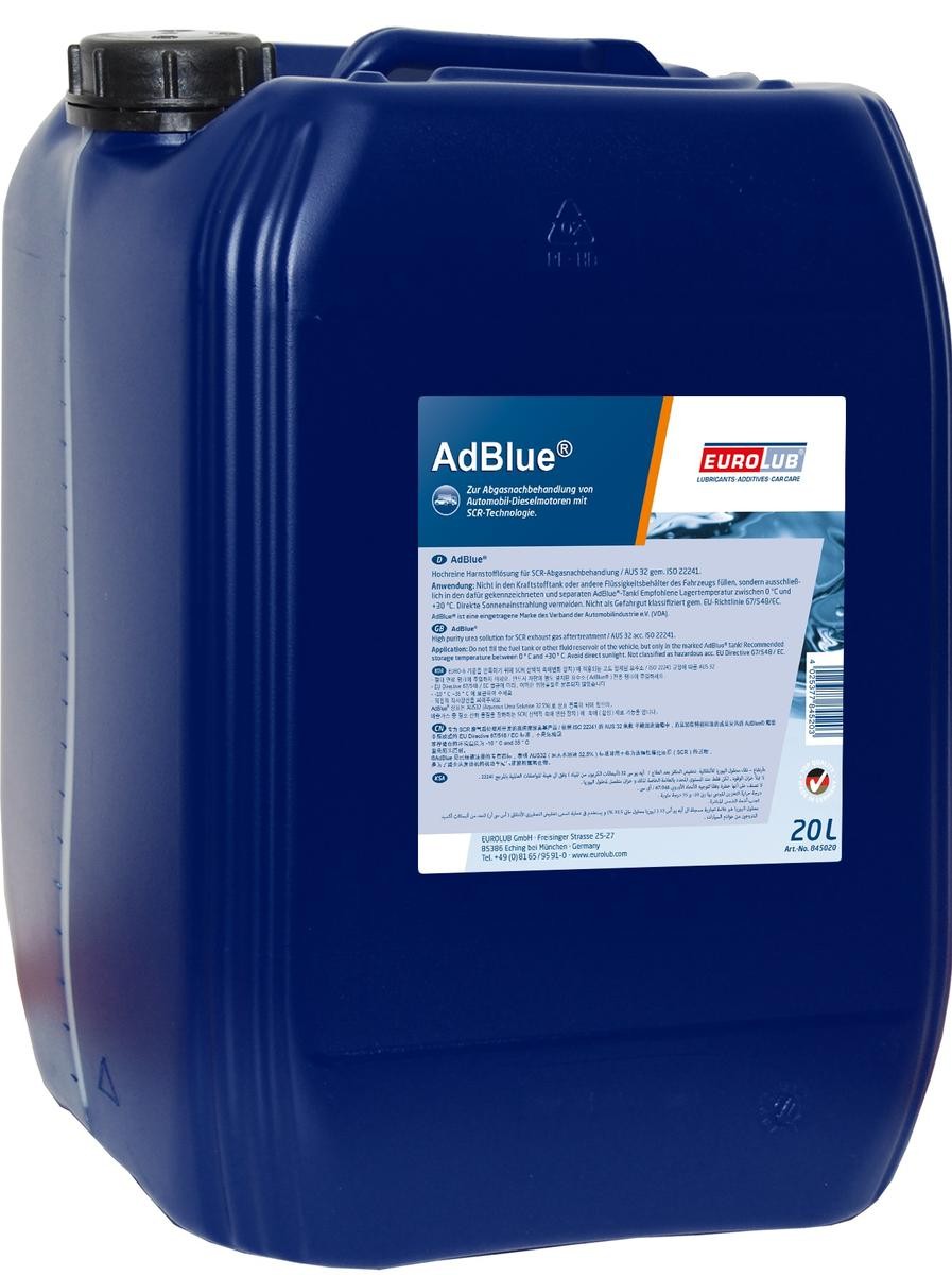 845020 EUROLUB AdBlue® AdBlue Inhalt: 20l, Kanister ▷ AUTODOC