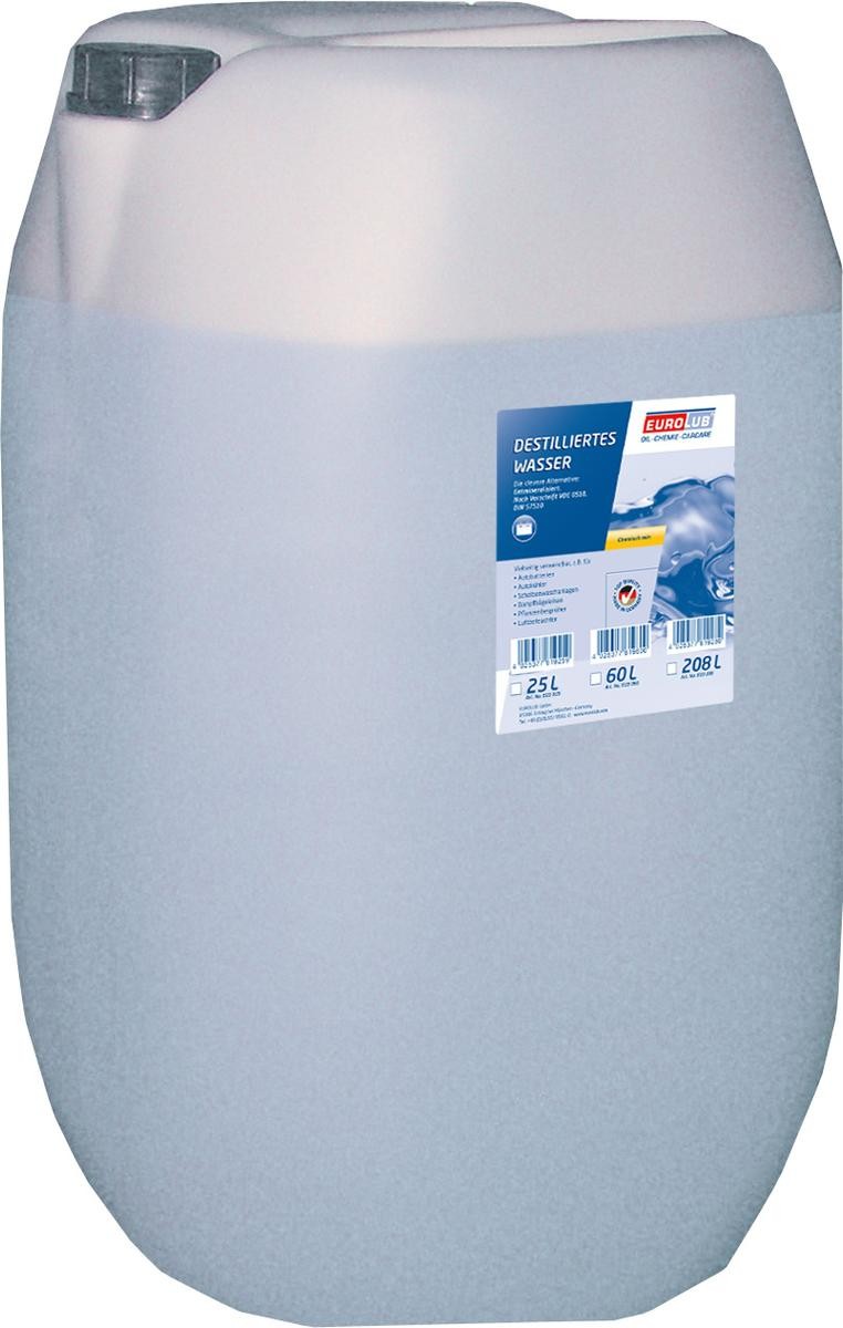 EUROLUB 819060 Distilled water 60l, Barrel