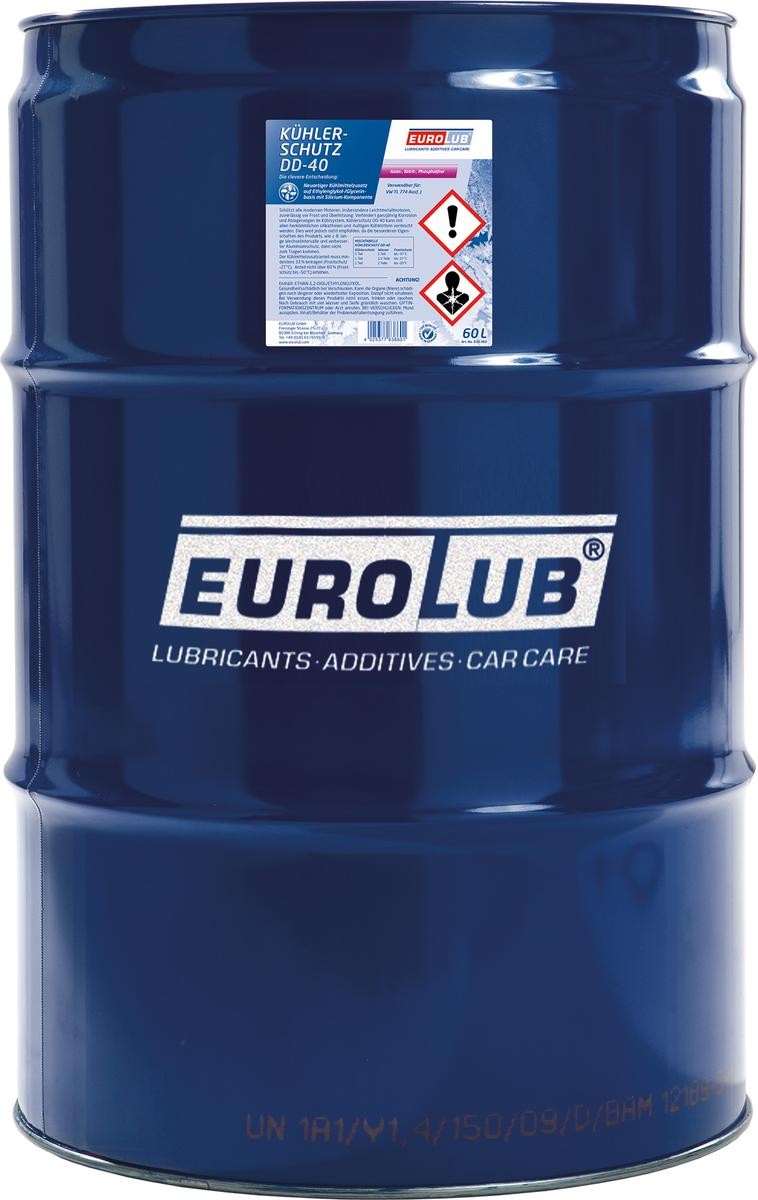 EUROLUB DD-40 838060 Antifreeze ASTM D3306, BS 6580, CUNA NC 956-16, VW TL 774 J, VAG G 013 A8J M1 , 60l, +