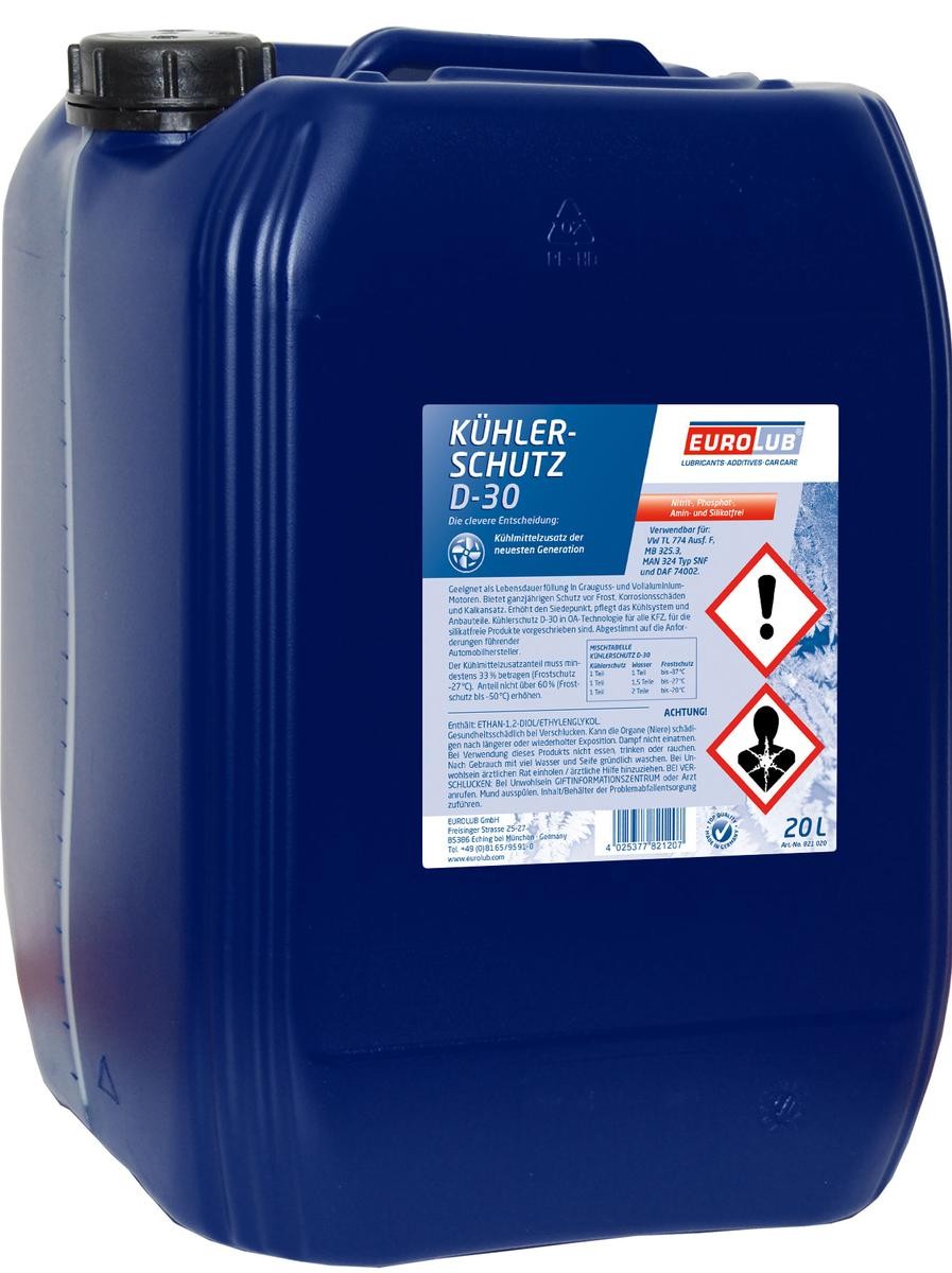 EUROLUB 821020 Kühlmittel für DAF F 1700 LKW in Original Qualität