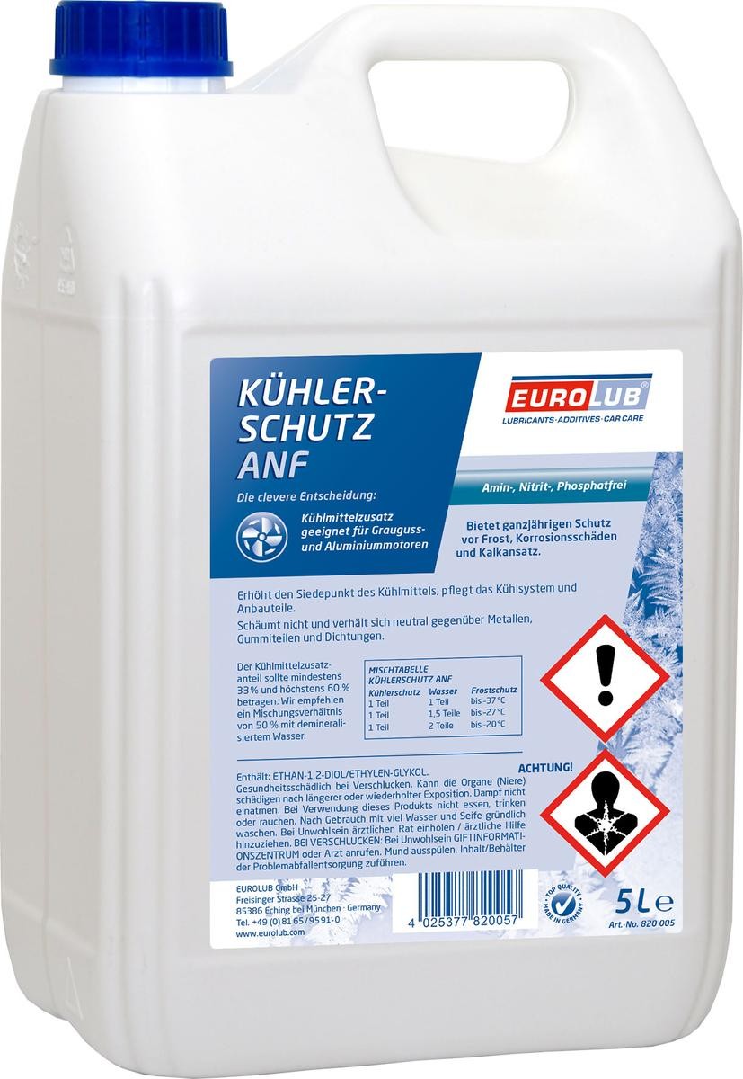 EUROLUB 820005 Kühlmittel für RENAULT TRUCKS Manager LKW in Original Qualität