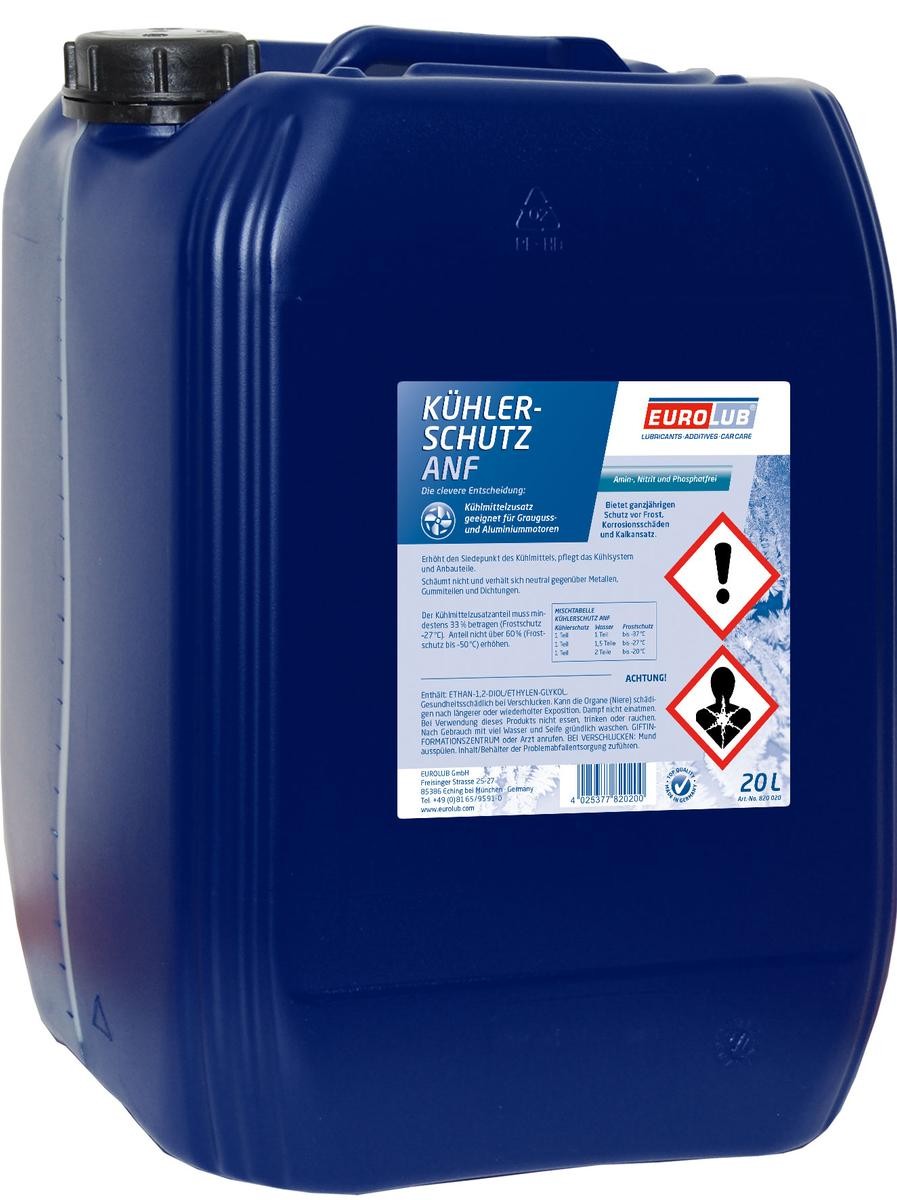 EUROLUB 820020 Kühlmittel für MERCEDES-BENZ UNIMOG LKW in Original Qualität