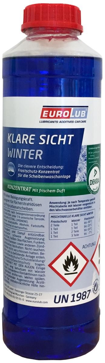 Eurolub Scheibenfrostschutz Klare Sicht Winter Konzentrat -60°C 6x