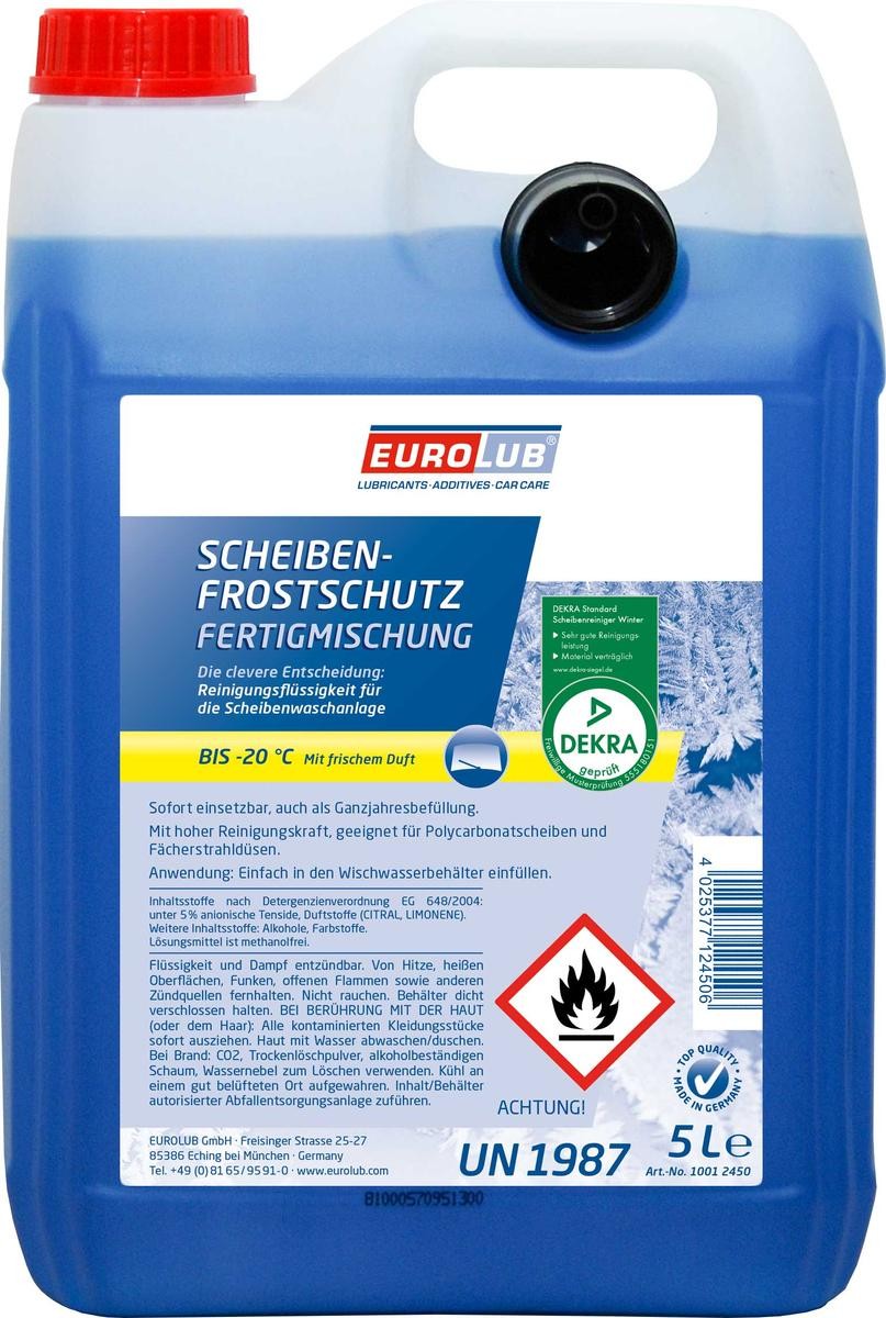 EUROLUB 5 L Scheibenfrostschutz -30°C Scheibenreiniger mit Frostschutz  810005 günstig online kaufen