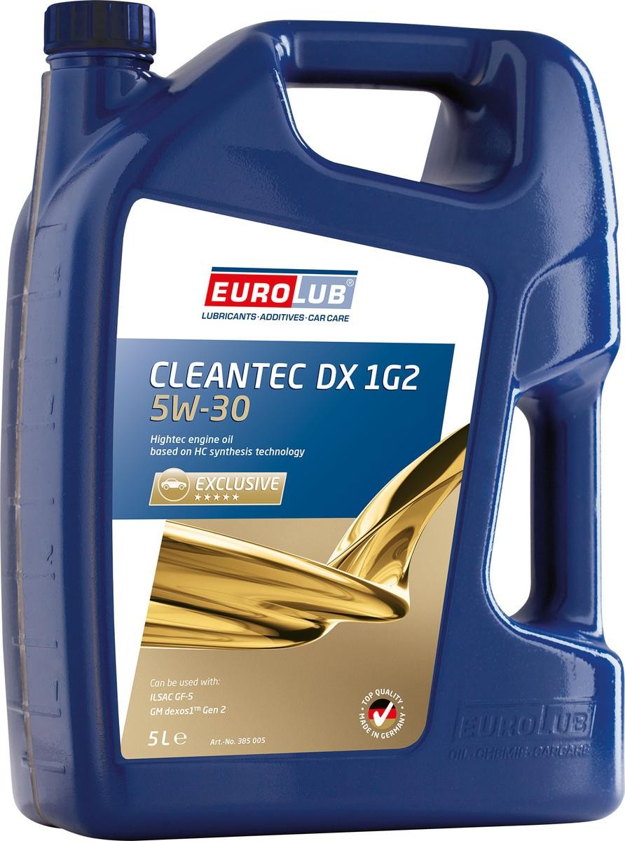 EUROLUB CLEANTEC, DX 1G2 5W-30, 5l, Part Synthetic Oil Motor oil 385005 buy