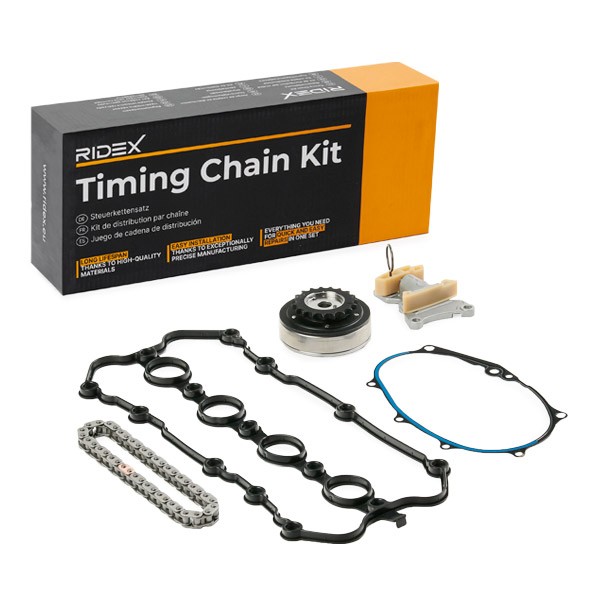 RIDEX 1389T2592 Timing chain kit with gaskets/seals, Simplex