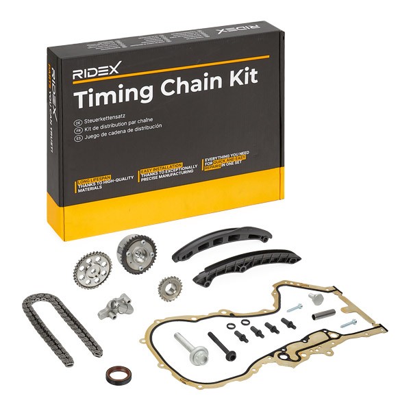 RIDEX 1389T2601 Timing chain kit with gear, Silent Chain