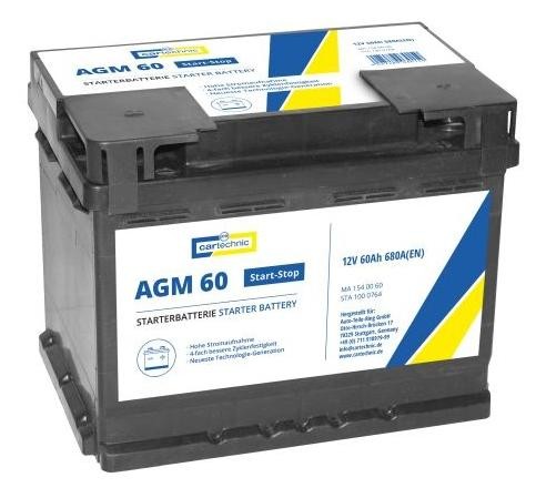 40 27289 03015 9 CARTECHNIC Car battery LAND ROVER 12V 60Ah 680A B13 AGM Battery