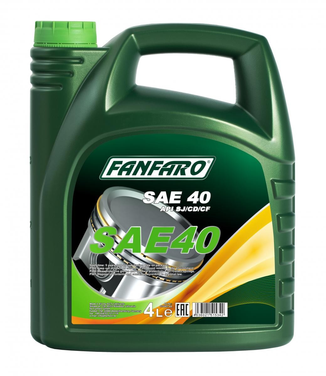 FF6407-4 FANFARO Motoröl für NISSAN online bestellen
