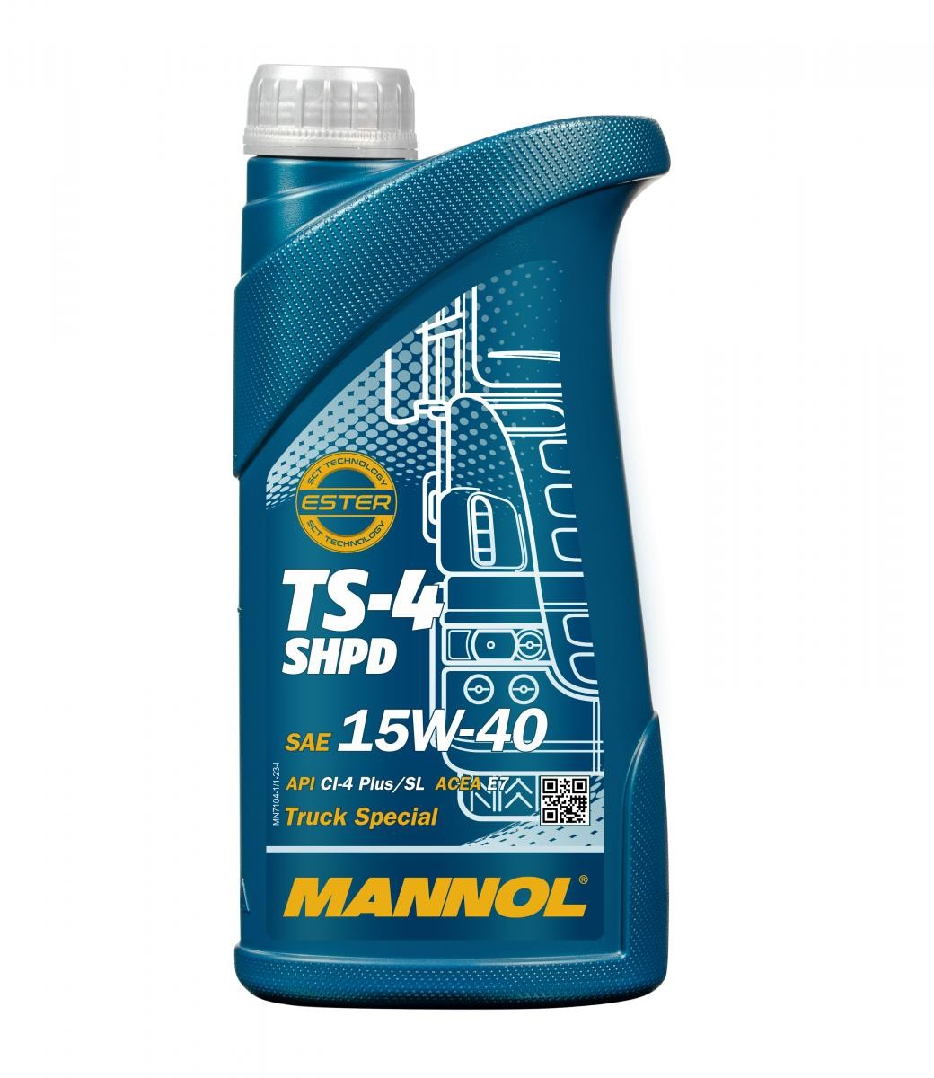 Engine oil API CI-4 MANNOL - MN7104-1 TS-4, SHPD