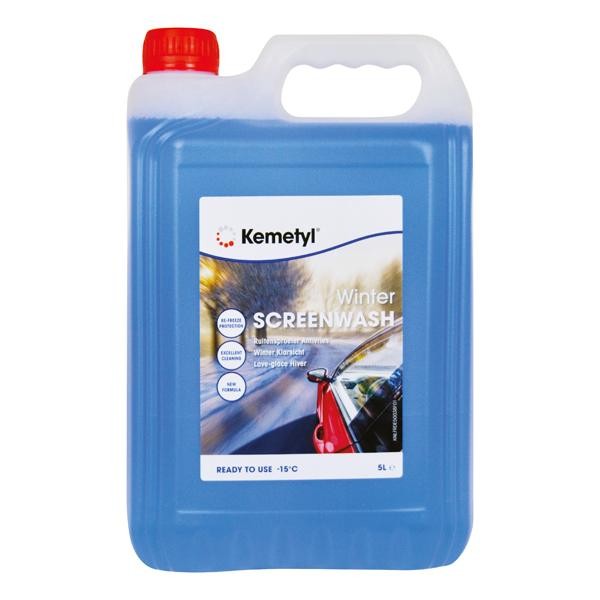 Kemetyl 1810075 Windshield cleaner Canister, Temperature range to: -15°C, Capacity: 5l, blue