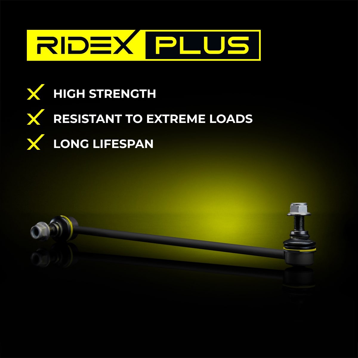 Anti-roll bar link 3229S0082P from RIDEX PLUS