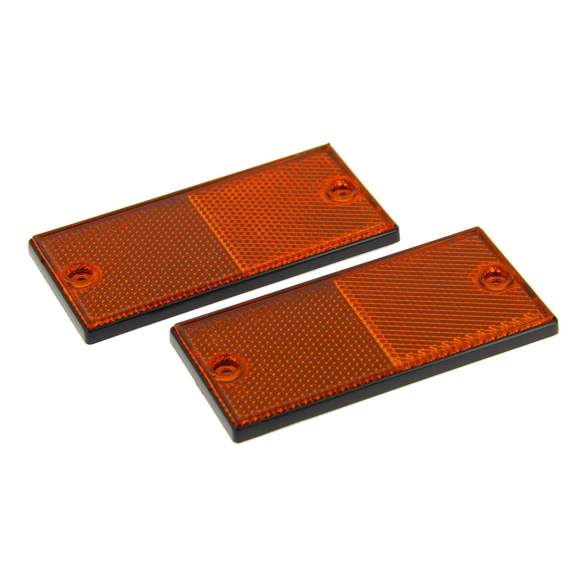 HERCULES JOGGING Rückstrahler orange 50mm, mit Klebefolie, ohne Befestigungsmaterial XL 553918