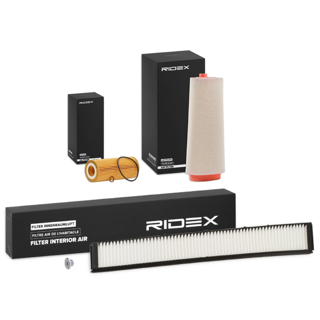 RIDEX 4055F0297 Service kit & filter set BMW E46 320 d 150 hp Diesel 2002 price