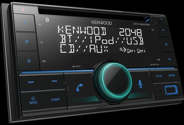 Ostaa DPX-5200BT KENWOOD Amazon Alexa ready, CD/USB, Spotify, 2 DIN, Made for iPhone/iPod, LCD, 14.4V, AAC, FLAC, MP3, WAV, WMA Teho: 4x50W Autosoitin DPX-5200BT edullisesti
