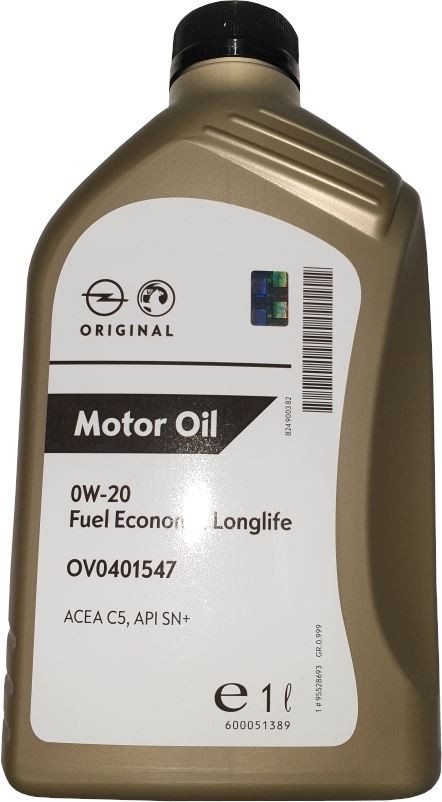 OPEL GM Fuel Economy, Longlife 0W-20, 1l Motor oil 95528693 buy