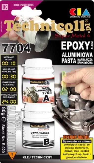 TECHNICQLL E020 Auto body glue Weight: 80g, grey