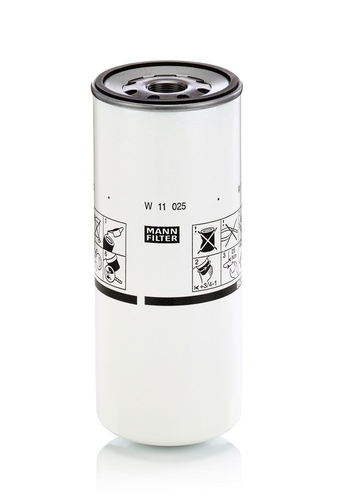 MANN-FILTER W 11 025 Oil filter 1 1/8-16 UN-2B, Spin-on Filter