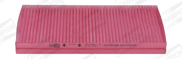 CCF0015B CHAMPION Pollen filter FIAT with antibacterial action, 331 mm x 163 mm x 30 mm