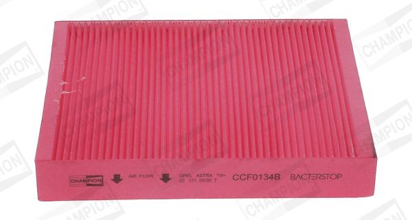 CHAMPION with antibacterial action, 241 mm x 204 mm x 35 mm Width: 204mm, Height: 35mm, Length: 241mm Cabin filter CCF0134B buy