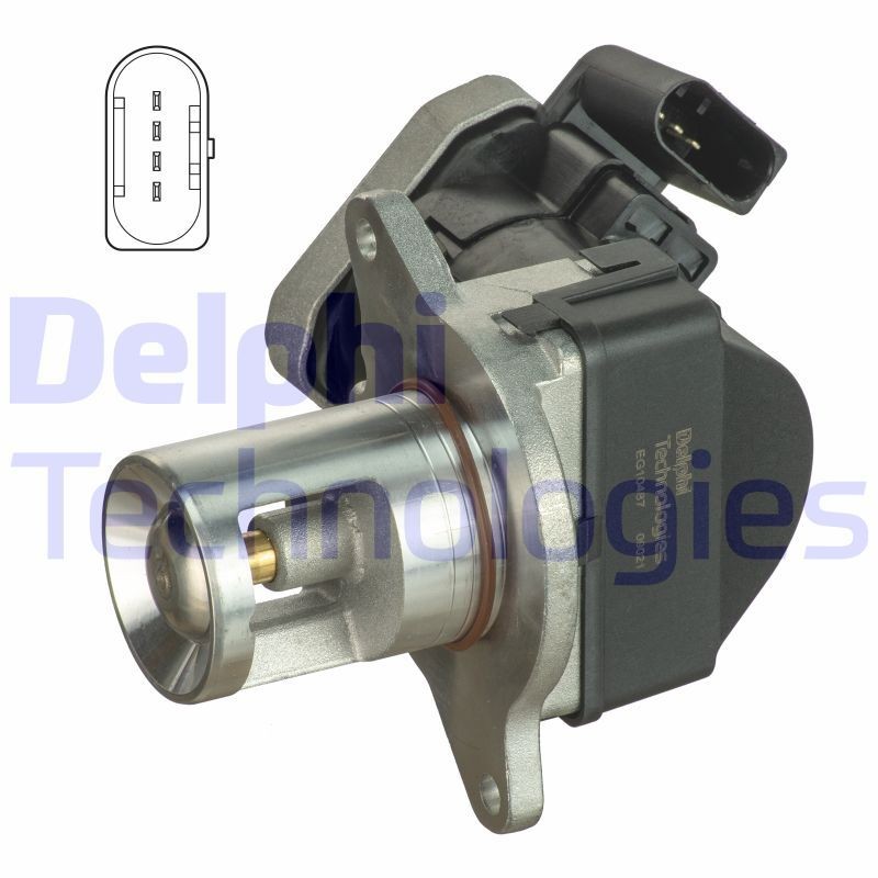 DELPHI EG10487-12B1 EGR valve A6461402460