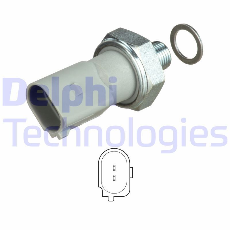 Oil pressure sending unit DELPHI M10×1-6g, 20 bar - SW90060