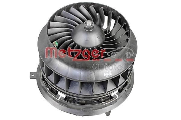 Original METZGER Heater fan motor 0917418 for MERCEDES-BENZ E-Class