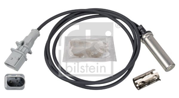 FEBI BILSTEIN Rear Axle Right, with sleeve, with grease, 1185 Ohm, 1300mm Sensor, wheel speed 173080 buy
