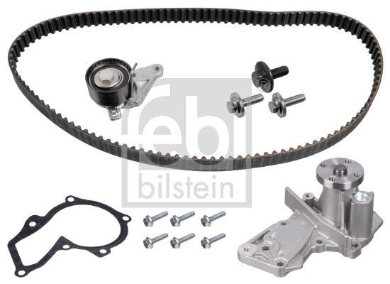 FEBI BILSTEIN 173112 Timing belt kit with water pump Ford Fiesta Mk5 1.25 16V 70 hp Petrol 2007 price