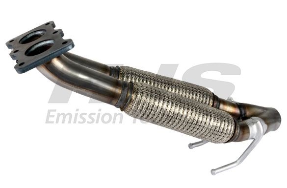Exhaust pipes HJS Front, with fastening material, for catalytic converter - 91 11 1681