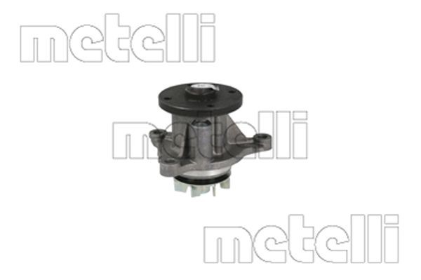 METELLI 24-1405 Water pump with seal ring, Mechanical, Metal, for v-ribbed belt use