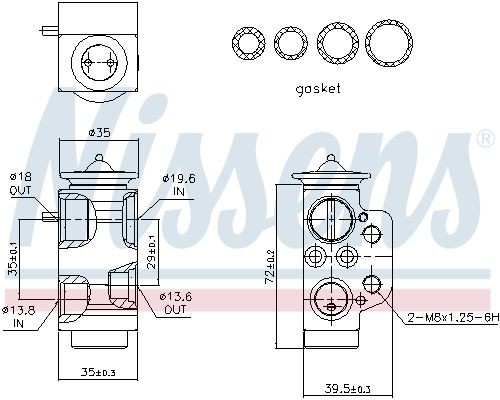 OEM-quality NISSENS 999317 Expansion valve