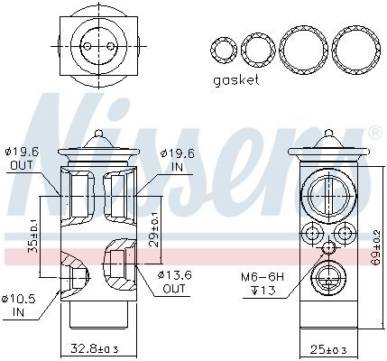 OEM-quality NISSENS 999323 Expansion valve