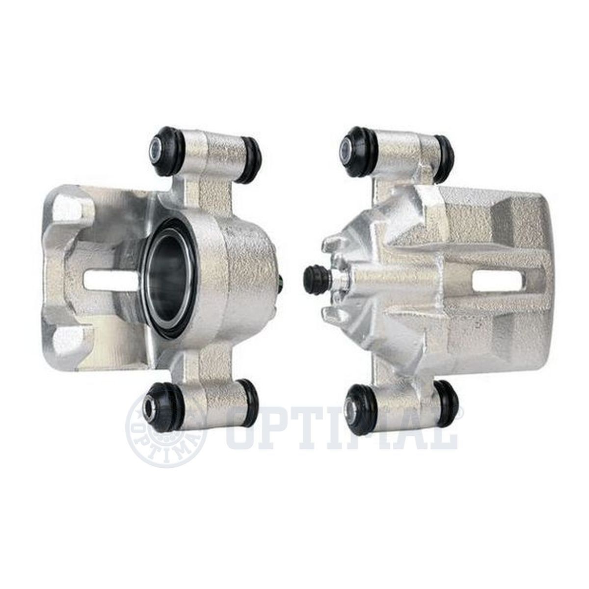 OPTIMAL BC-1122R Brake caliper Cast Steel, Front Axle Right, with accessories, without holding frame