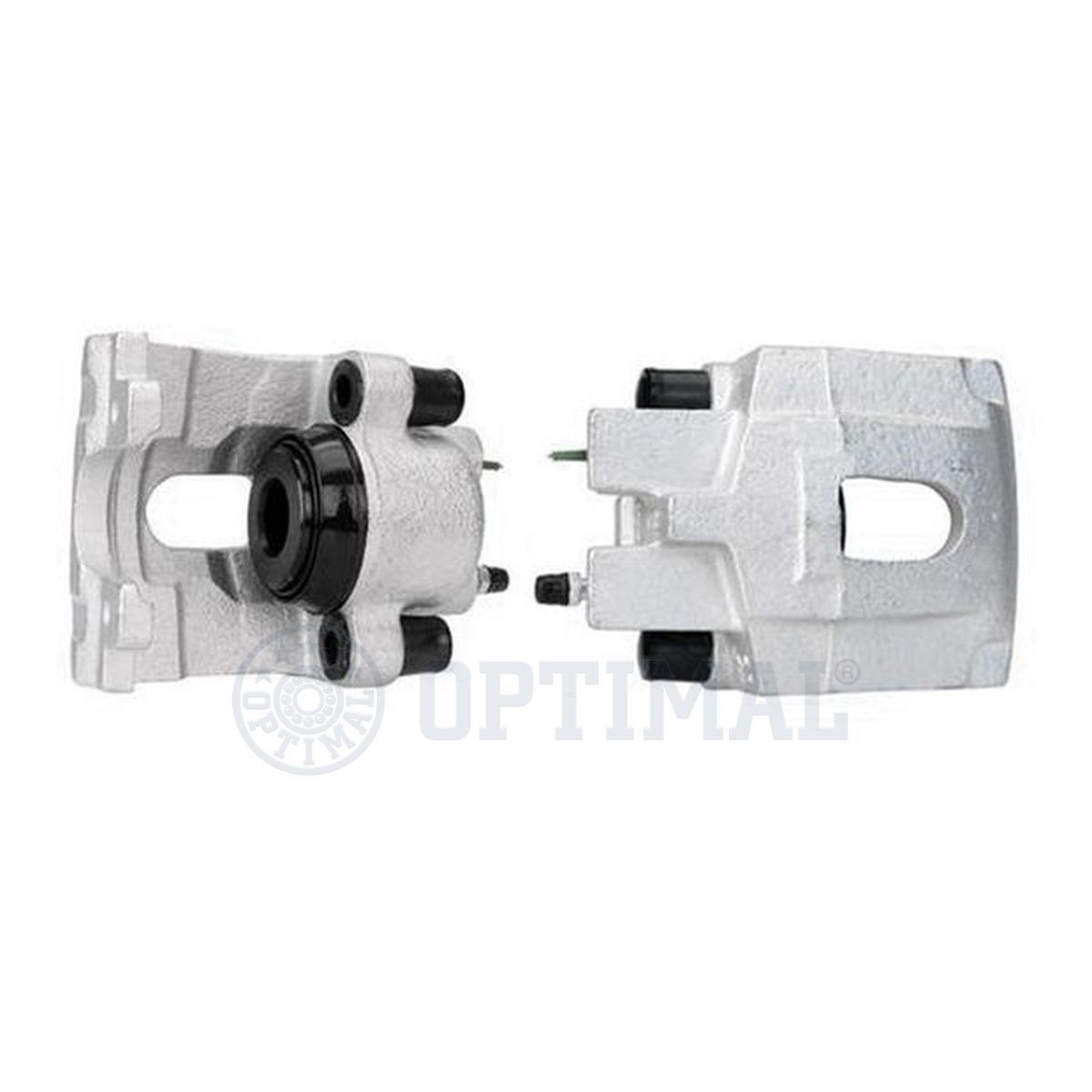 OPTIMAL BC-1162R Brake caliper Cast Steel, Rear Axle Right, with accessories, without holding frame