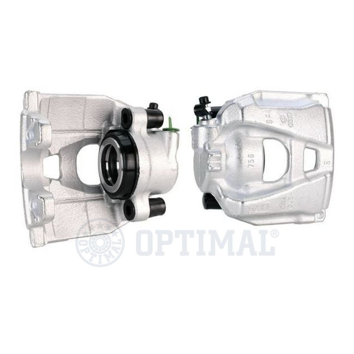 OPTIMAL BC-1362R Brake caliper Cast Steel, Front Axle Right, without holding frame