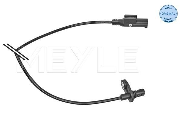 MEYLE 014 899 0069 ABS sensor Rear Axle Left, Active sensor, 2-pin connector, 1911mm