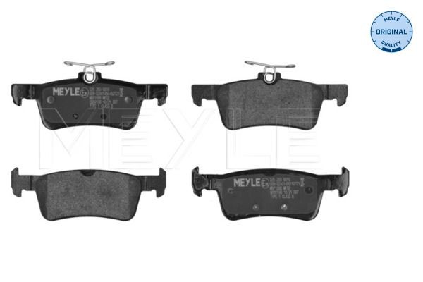 MBP1886 MEYLE Rear Axle, not prepared for wear indicator Height 1: 42,5mm, Height 2: 46mm, Width: 123,1mm, Thickness: 15mm Brake pads 025 259 6816 buy