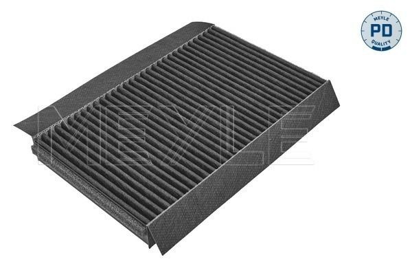 MCF0580PD MEYLE Filter Insert, Activated Carbon Filter, for increased requirements, with Odour Absorbent Effect, with anti-allergic effect, NOx-absorbing effect, Particulate filter (PM 2.5), high fine particulate filtration, NOx-filter, 253 mm x 155 mm x 40 mm Width: 155mm, Height: 40mm, Length: 253mm Cabin filter 14-32 326 0001/PD buy
