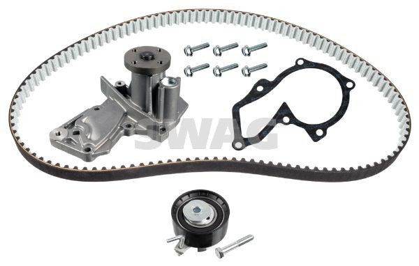 SWAG 33 10 1610 Water pump and timing belt kit FORD experience and price